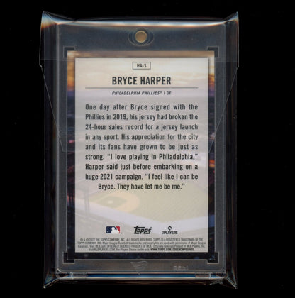 2022 Topps #HA-3 Bryce Harper Home Field Advantage