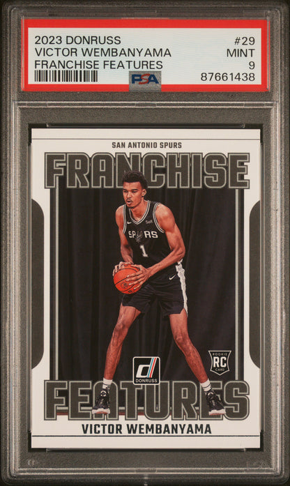 2023 Panini Donruss Franchise Features #29 Victor Wembanyama PSA 9