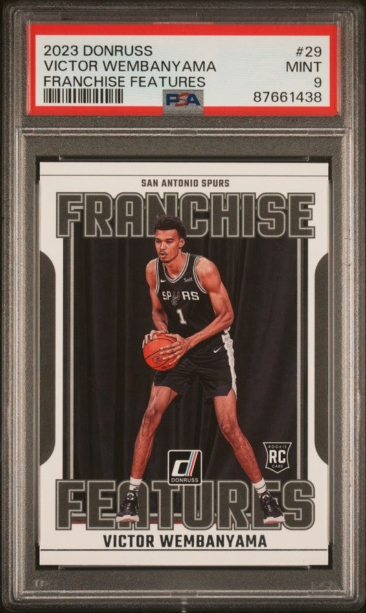 2023 Panini Donruss Franchise Features #29 Victor Wembanyama PSA 9