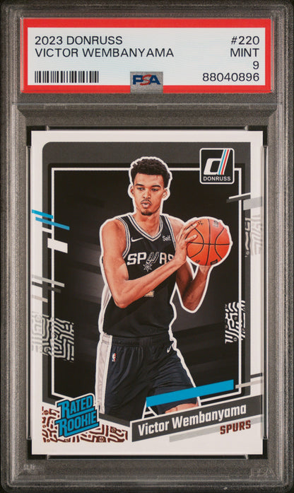 2023 Panini Donruss #220 Victor Wembanyama PSA 9