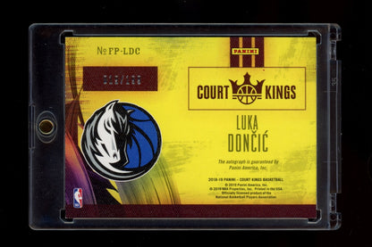 2018-19 Panini Court Kings #FP-LDC Luka Doncic Fresh Paint #/199