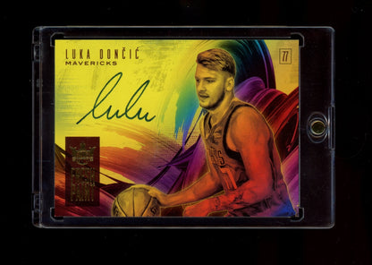 2018-19 Panini Court Kings #FP-LDC Luka Doncic Fresh Paint #/199