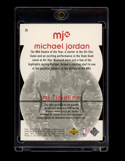 1998 Upper Deck MJx #24 Michael Jordan Timepieces Bronze #/230