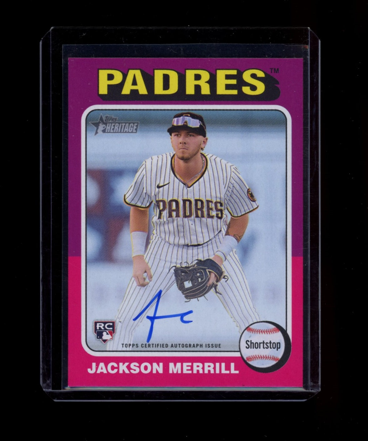 2024 Topps Heritage #ROAJM Jackson Merrill Real One Autographs (High Number)