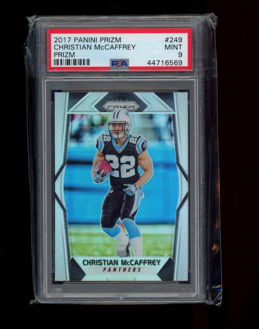 2017 Panini Prizm #249 Christian Mccaffrey Prizm PSA 9