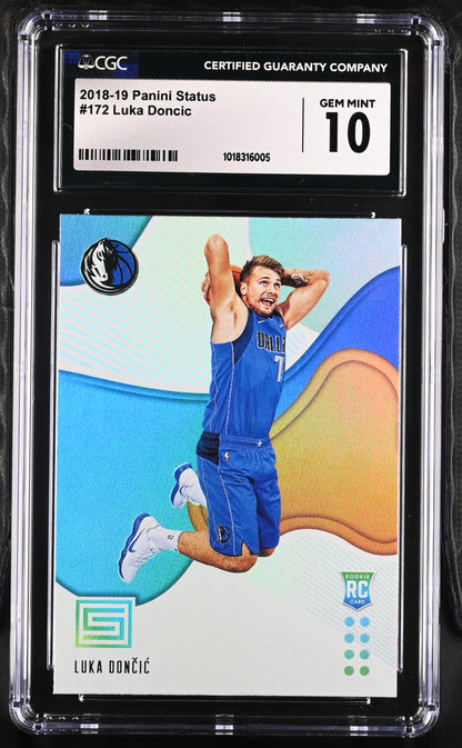 2018-19 Status #172 Luka Doncic CGC 10