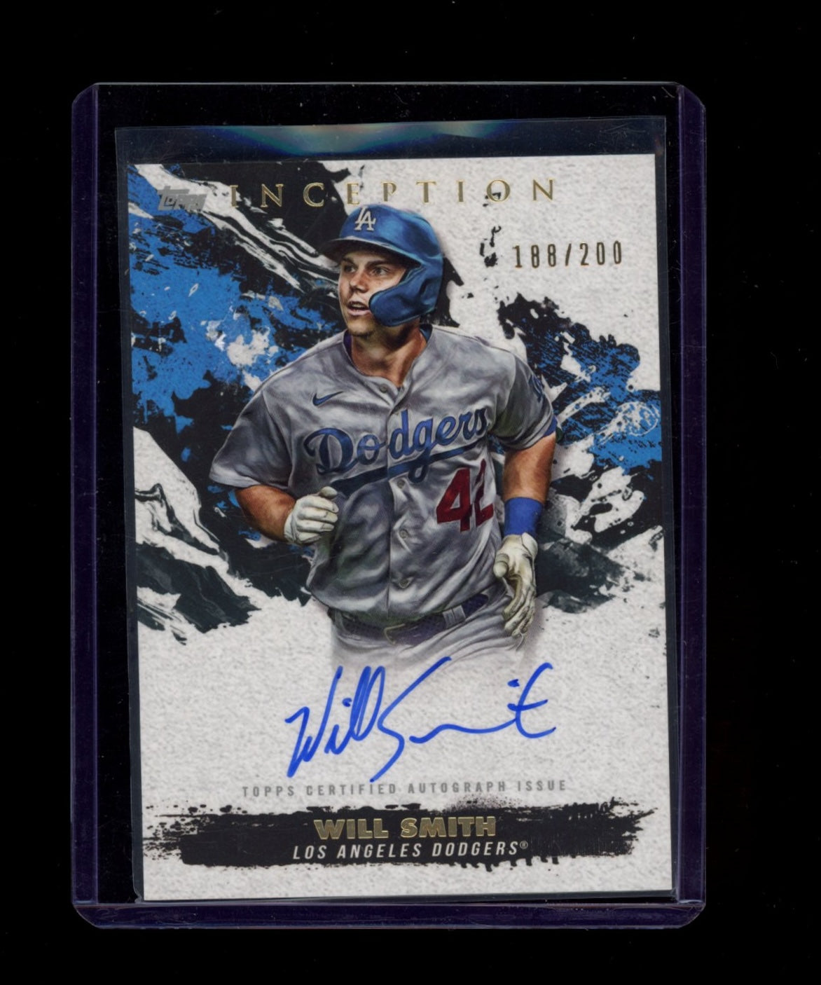 2021 Topps Inception #RESA-WS Will Smith Rookies & Emerging Stars Autographs