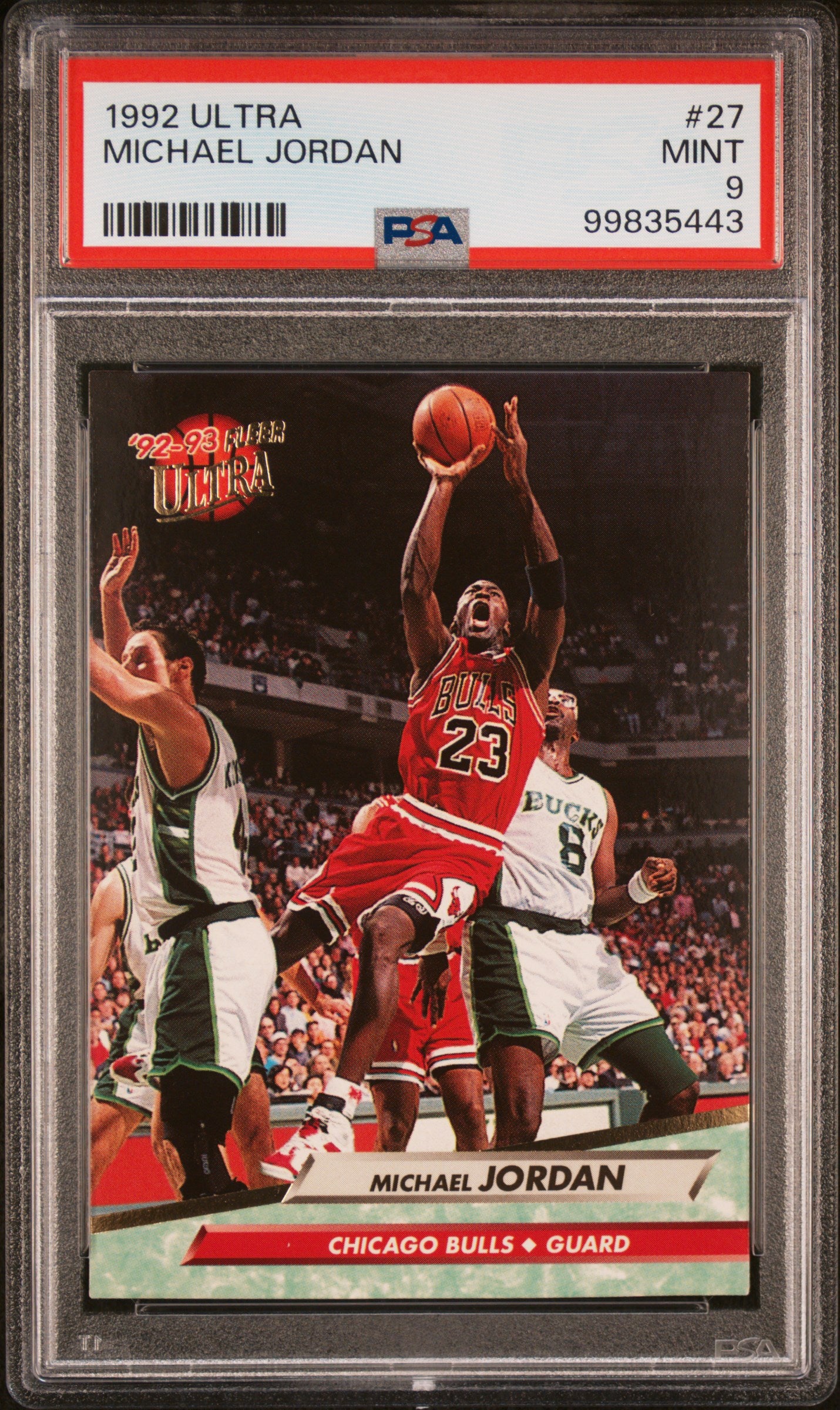 1992 Ultra #27 Michael Jordan PSA 9