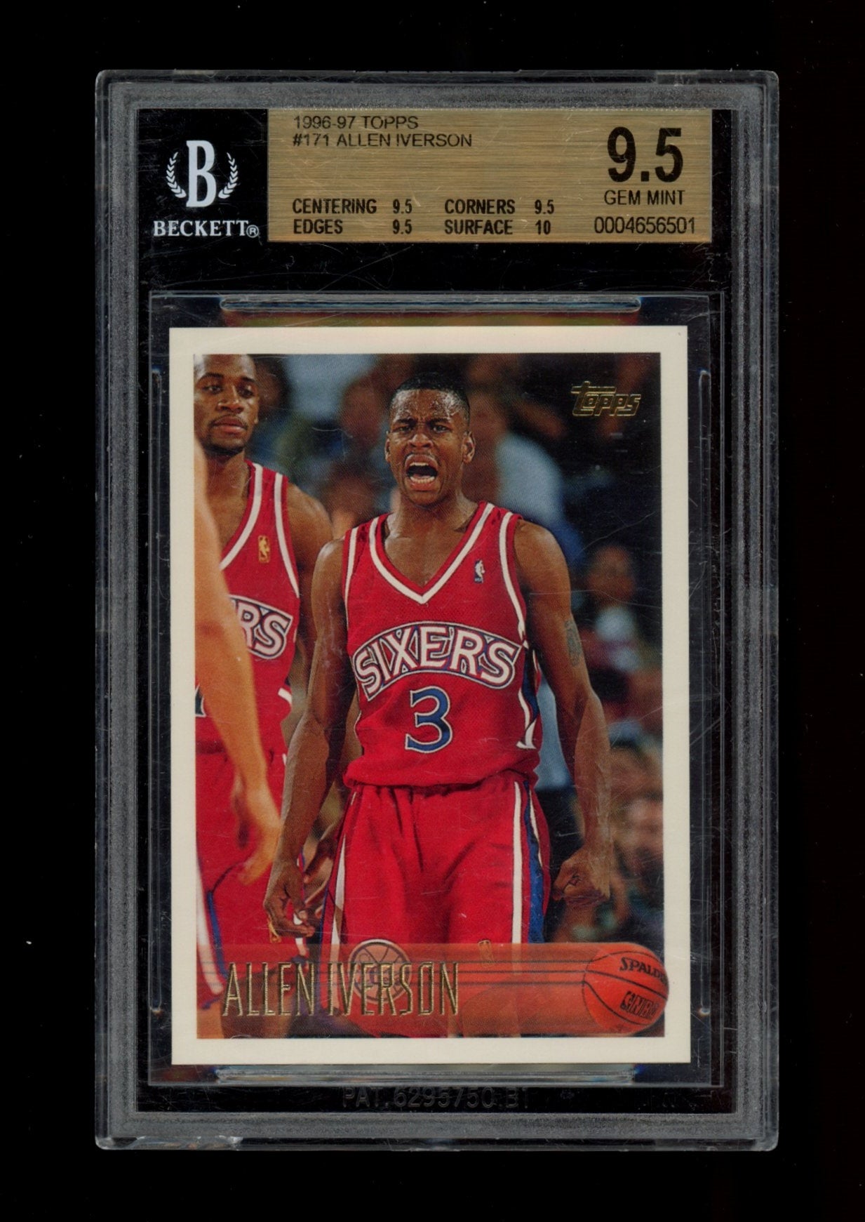 1996-97 Topps #171 Allen Iverson BGS 9.5