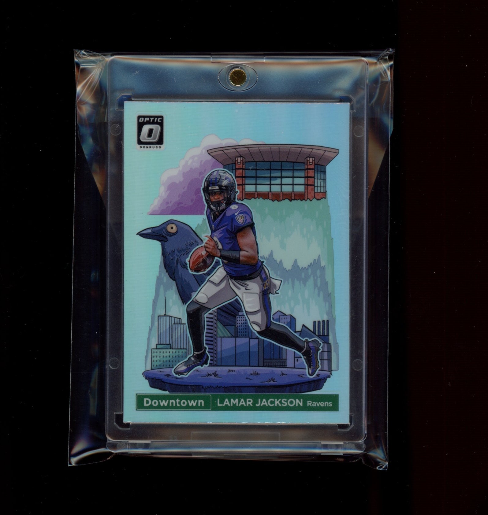 2024 Donruss Optic #1 Lamar Jackson Downtown!