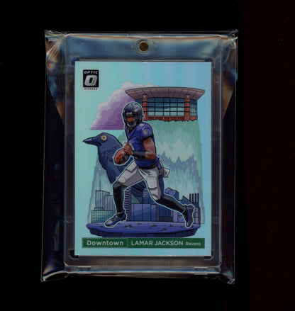 2024 Donruss Optic #1 Lamar Jackson Downtown!