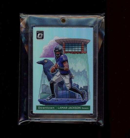 2024 Donruss Optic #1 Lamar Jackson Downtown!