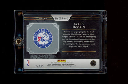 2024-25 Panini Select #DSM-MCC Jared McCain Selections Mem Tie-Dye Prizm #/25