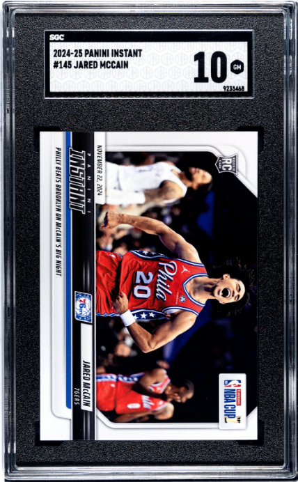 2024-25 Panini Instant #145 Jared Mccain SGC 10