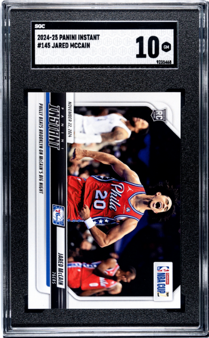 2024-25 Panini Instant #145 Jared Mccain SGC 10