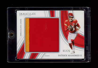 2023 Panini Immaculate #IL-PMA Patrick Mahomes II Imac Numbers #/25