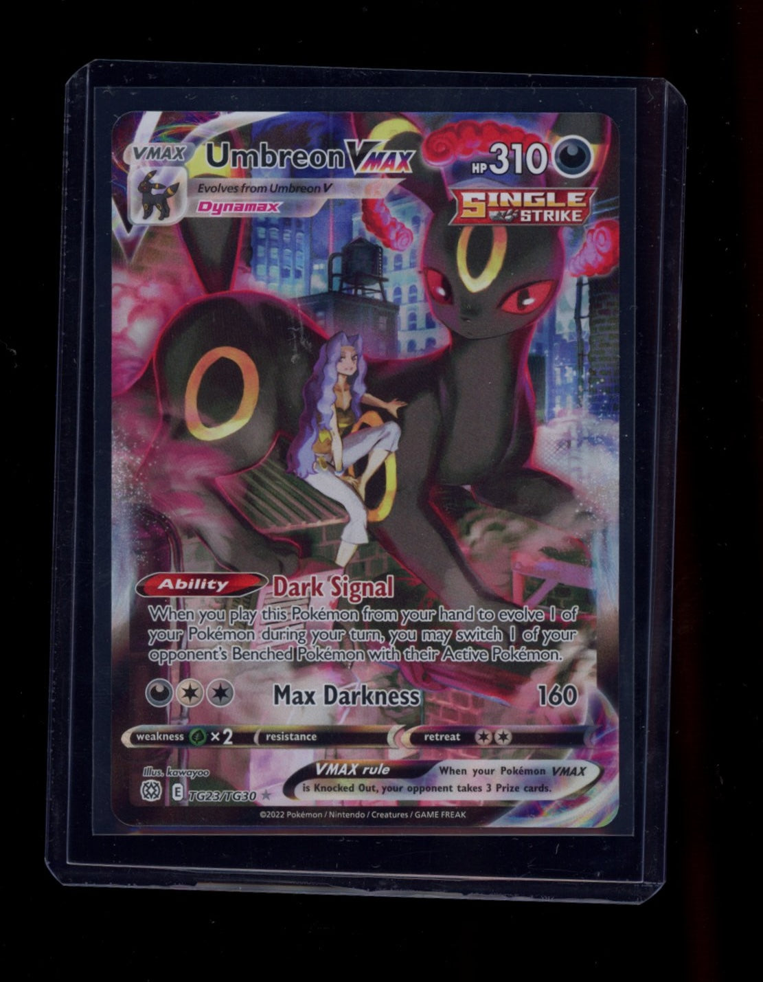SWSH09: Brilliant Stars Trainer Gallery #TG23/TG30 Umbreon VMAX