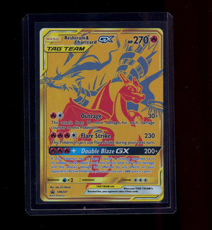 SM Promos #SM247 Reshiram & Charizard GX