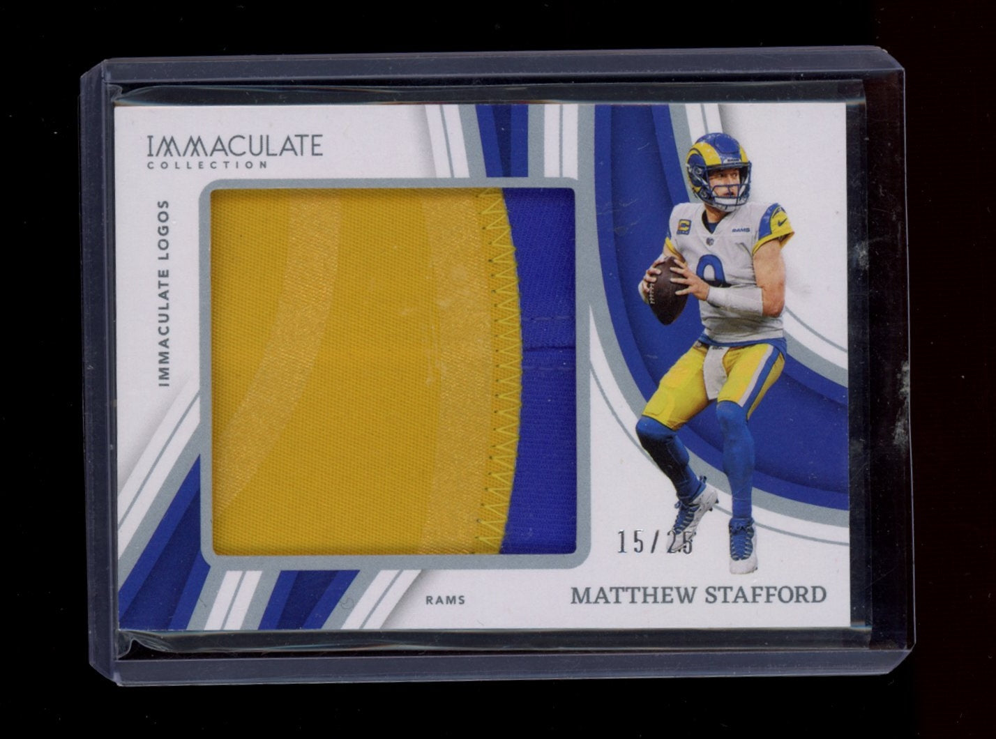 2023 Panini Immaculate Collection #IL-MSTA Matthew Stafford Immac Numbers #/25