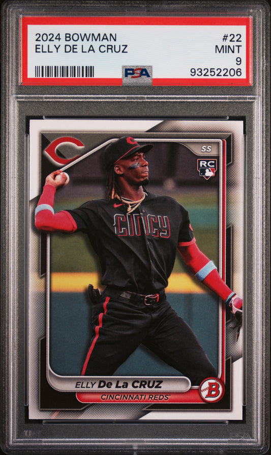 2024 Bowman #22 Elly De La Cruz PSA 9