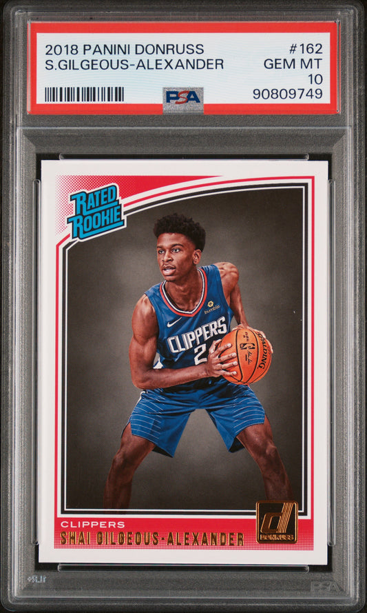 2018 Panini Donruss #162 S.Gilgeous-Alexander PSA 10