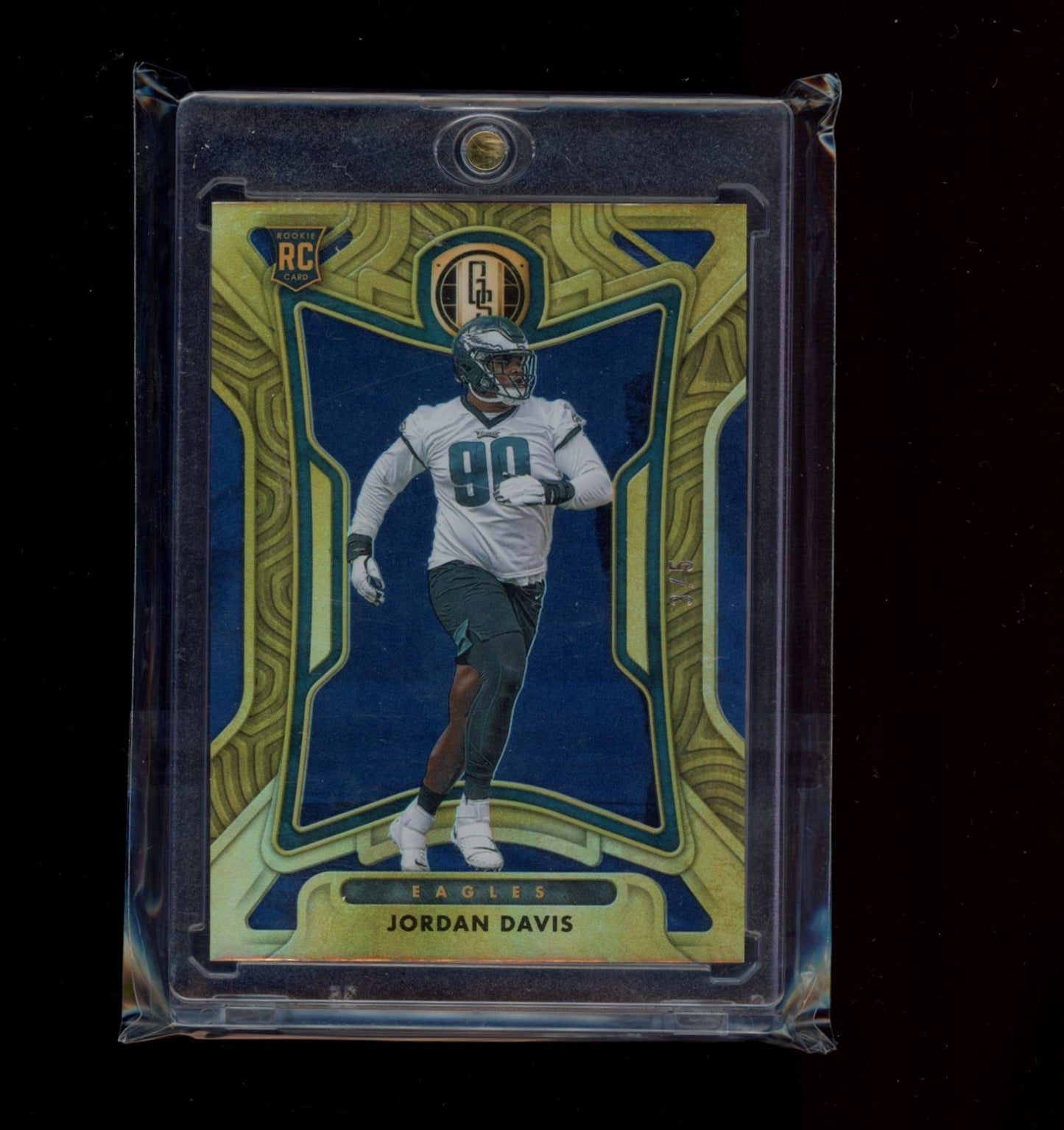 2022 Panini Gold Standard #190 Jordan Davis Sapphire #/5