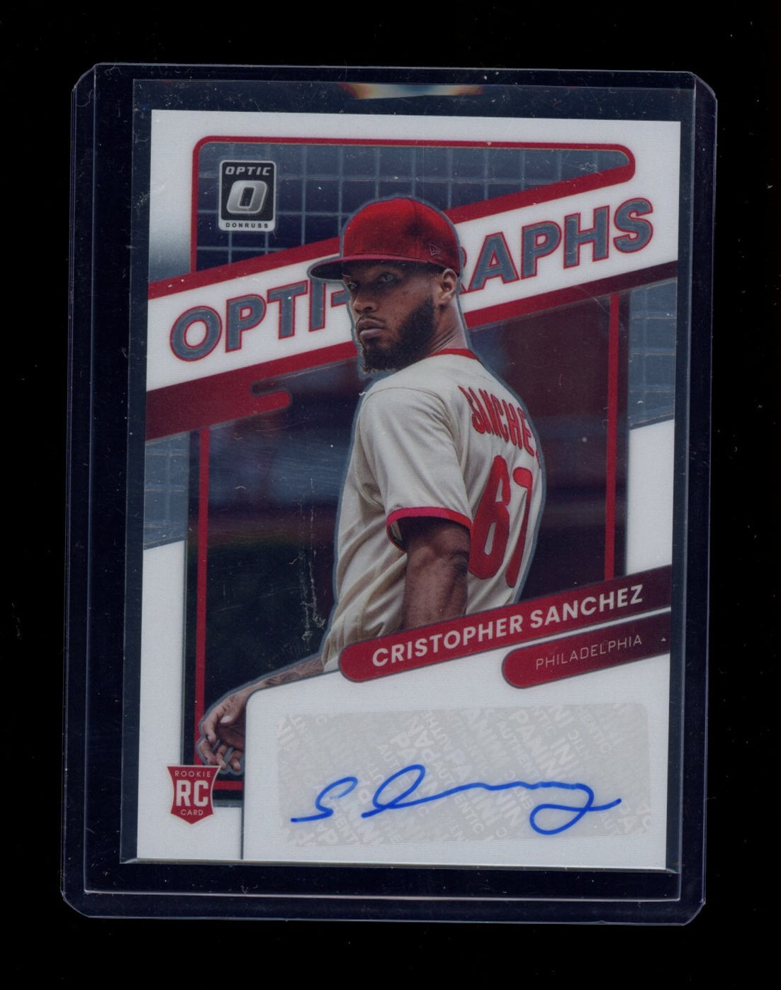 2022 Donruss Optic #OG-CS Cristopher Sanchez Optigraphs