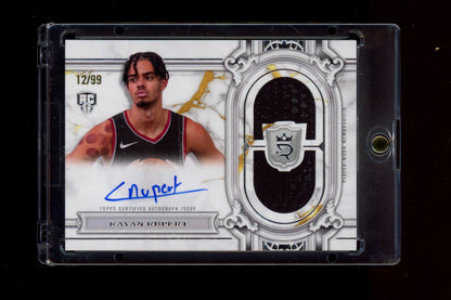 2023-24 Topps Royalty #RR-RR Rayan Rupert Regalia Relics #/99