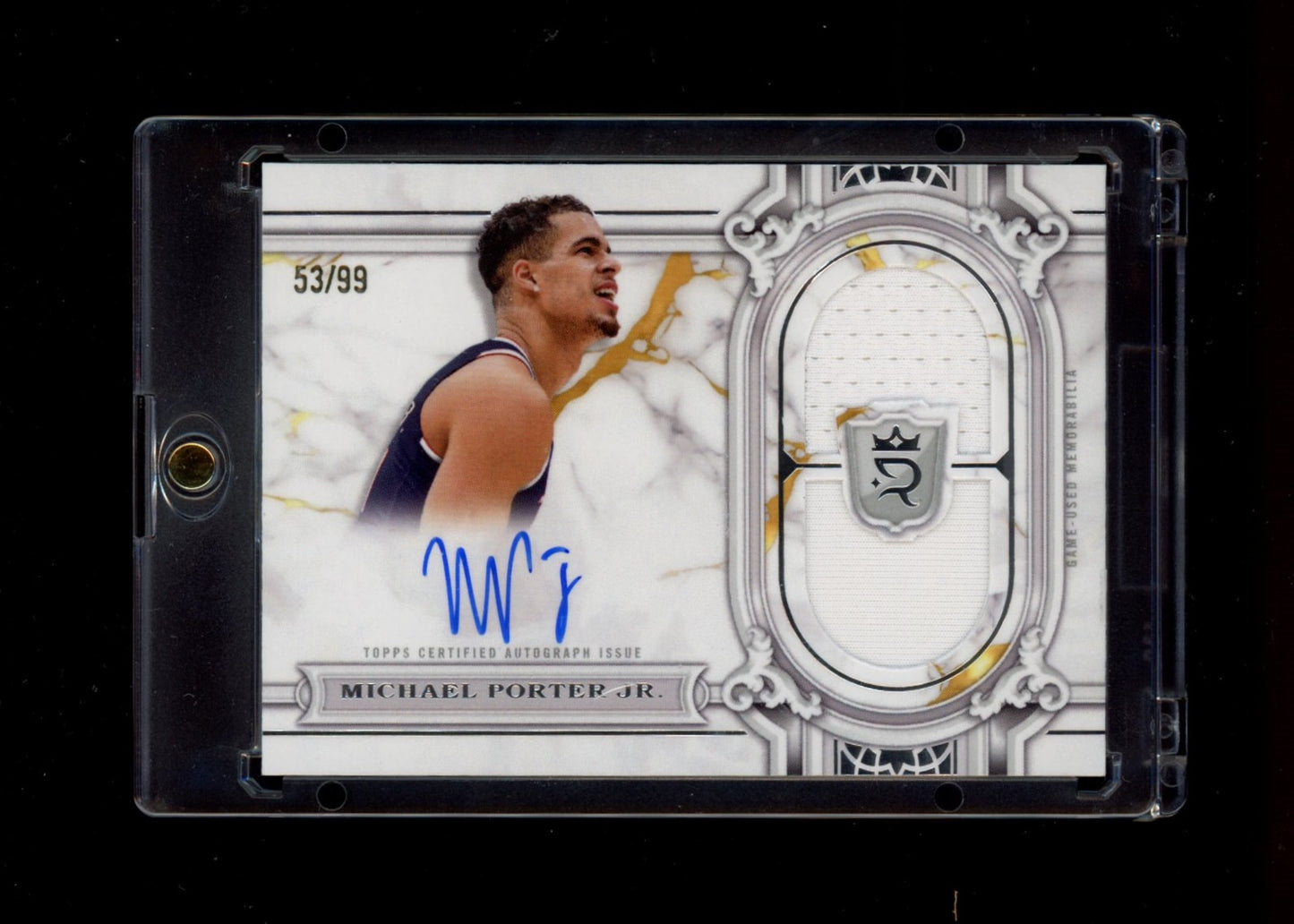 2023-24 Topps Royalty #RRS-MP Michael Porter Jr. Regalia signatures /99