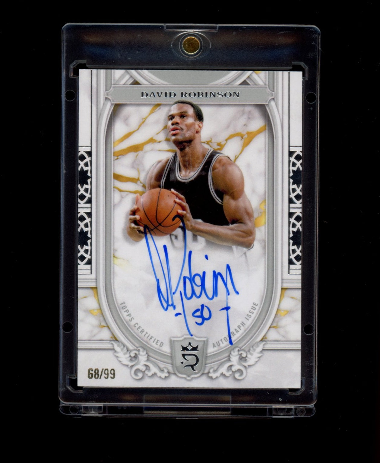 2023-24 Topps Royalty #SS-DR David Robinson Superior Signatures #/99
