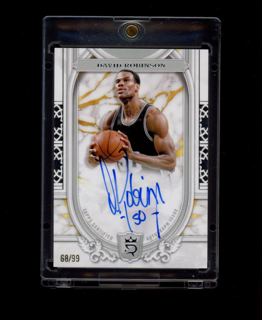 2023-24 Topps Royalty #SS-DR David Robinson Superior Signatures #/99