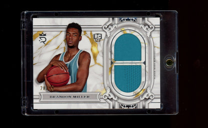 2023-24 Topps Royalty #RR-BM Brandon Miller Regalia Relics #/99