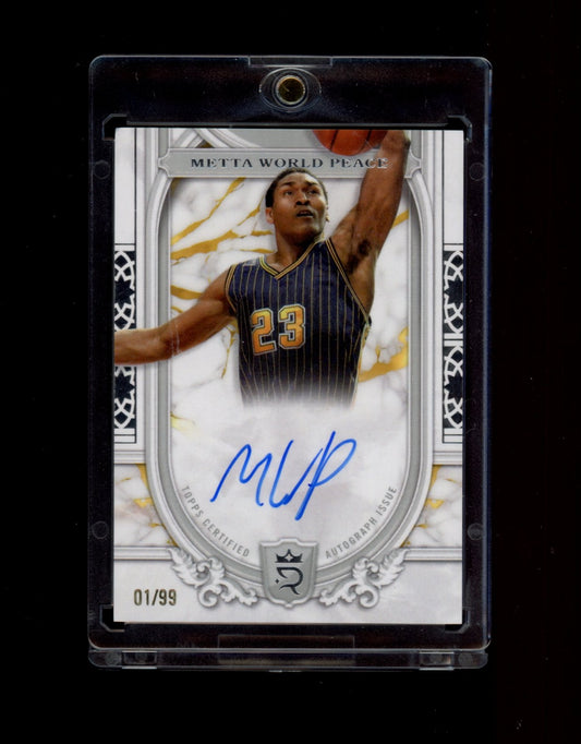 2023-24 Topps Royalty #SS-MW Metta World Peace Superior Signatures #/99