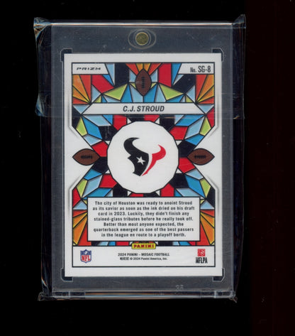2024 Panini Mosaic #SG-8 C.J. Stroud Stained Glass