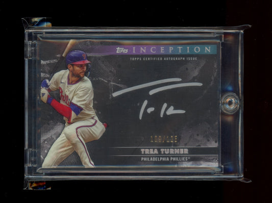2024 Topps Inception #SS-TT Trea Turner Silver Signings /125