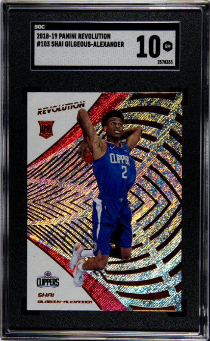 2018-19 Panini Revolution #103 Shai Gilgeous-Alexander SGC 10