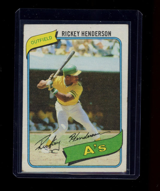 1980 Topps #482 Rickey Henderson