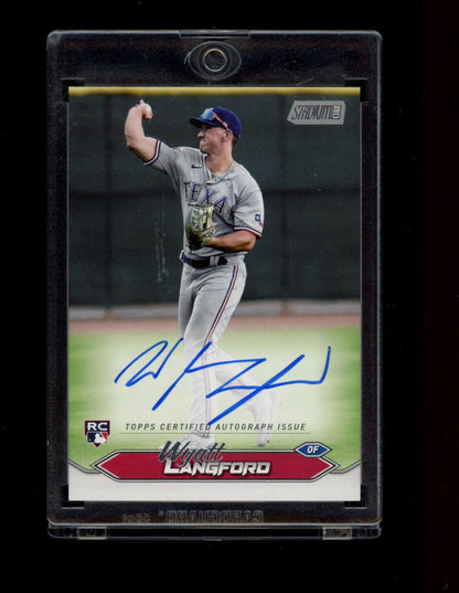 2024 Stadium Club #SCBA-WLA Wyatt Langford Autographs