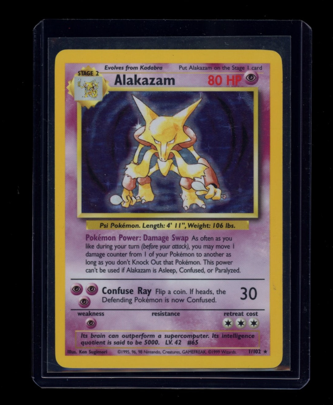 Base Set #001/102 Alakazam