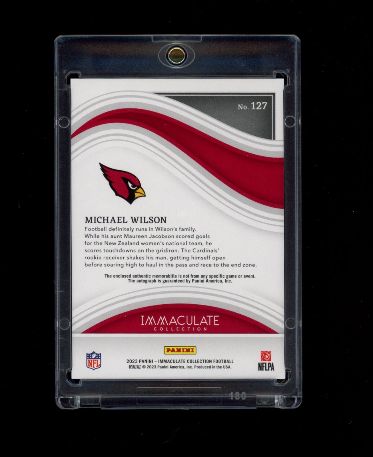 2024 Panini Immaculate Collection #127 Michael Wilson RPA #/99