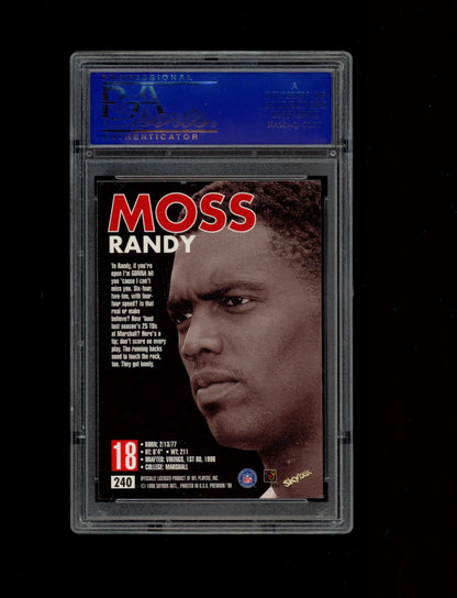 1998 Skybox Premium #240 Randy Moss PSA 9