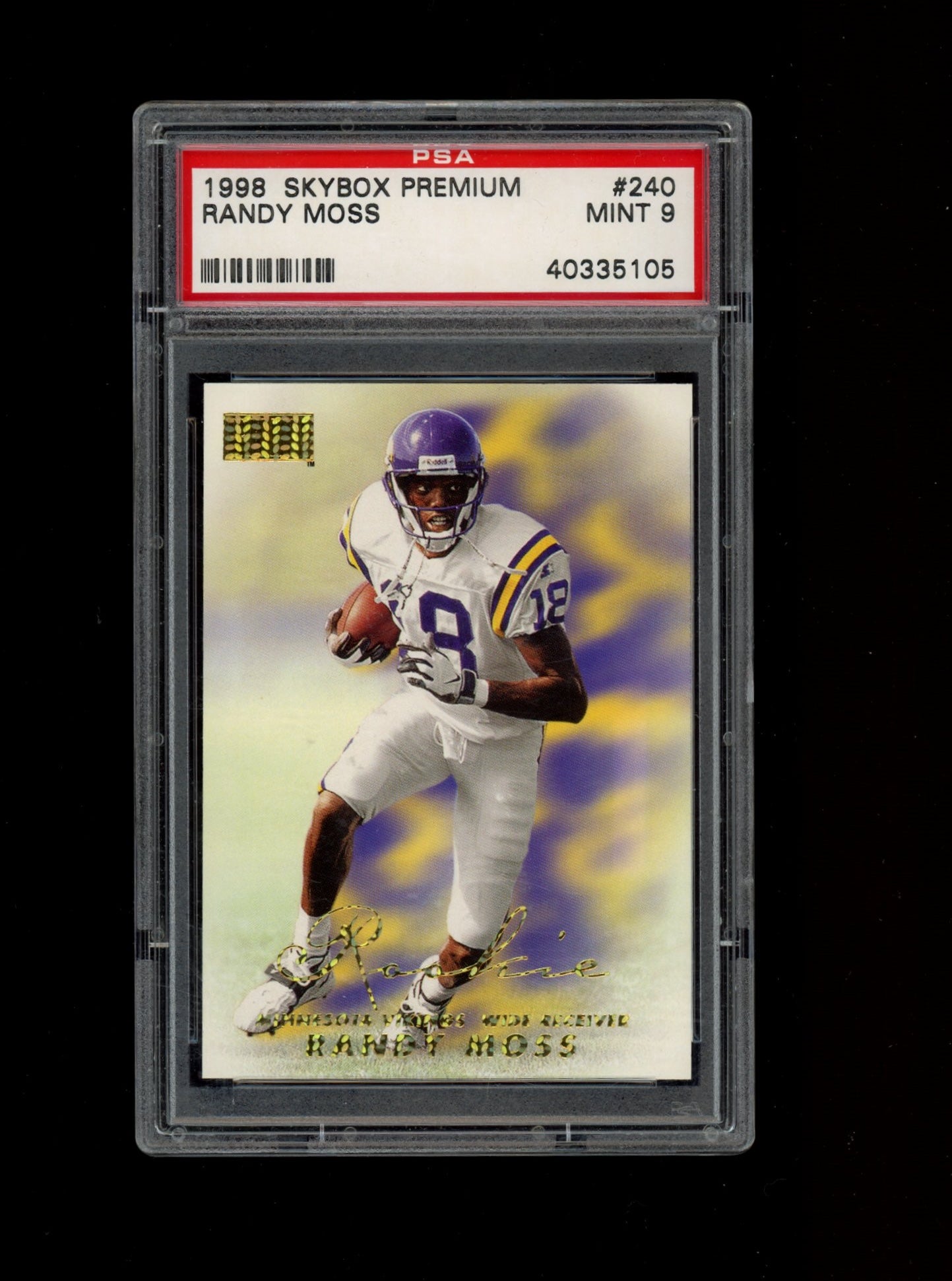1998 Skybox Premium #240 Randy Moss PSA 9