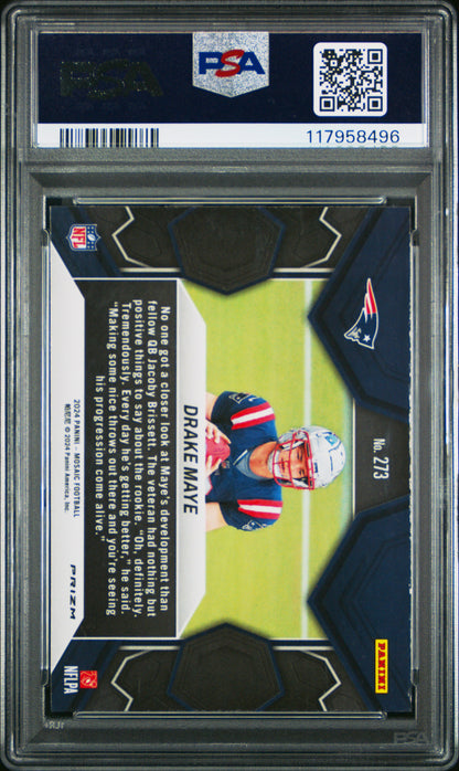2024 Panini Mosaic #273 Drake Maye Mosaic PSA 10
