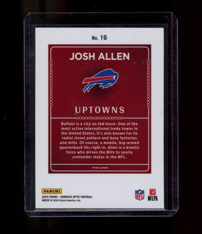 2024 Donruss Optic #16 Josh Allen Uptowns
