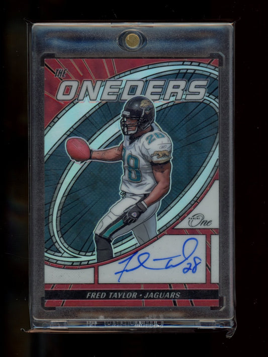 2023 Panini One #361 The Oneders Auto Fred Taylor /99