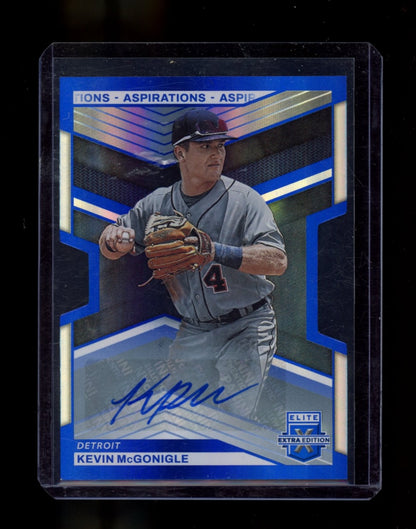 2023 Panini Elite Extra Edition #100 Kevin McGonigle Sig Aspir Die Cut #/96