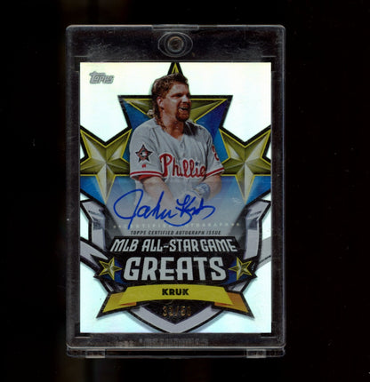 2025 Topps All-Star Game #ASGGA-JK John Kruk All-Star Game Greats Auto #/50