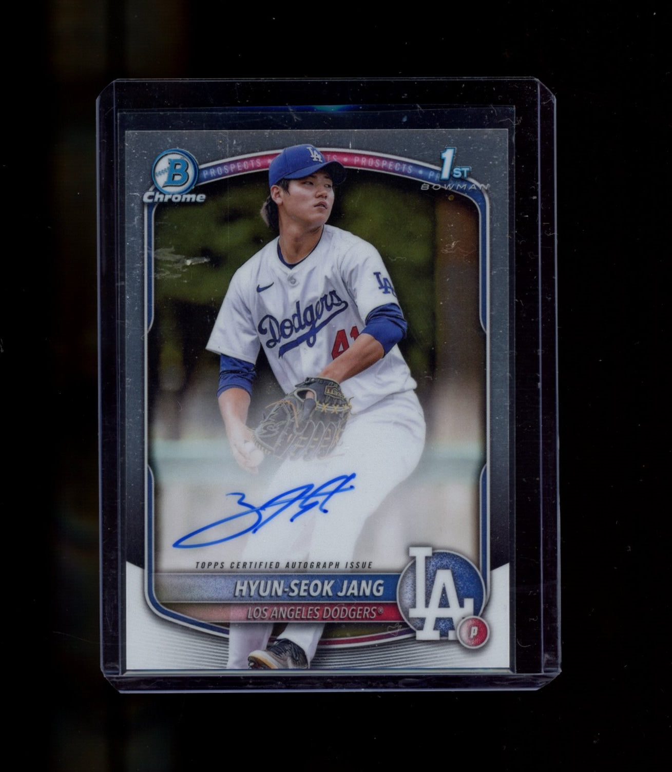 2025 Bowman #CPA-HJ Hyun-Seok Jang Chrome Prospects Autographs