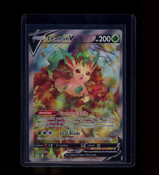 SWSH07: Evolving Skies #167/203 Leafeon V (Alternate Full Art)