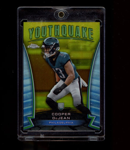 2024 Topps Chrome #Y-11 Cooper DeJean Yellow Wave Refractor #/75